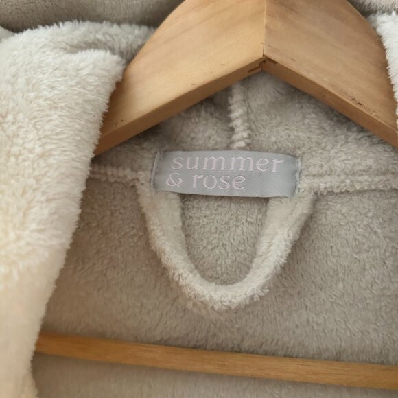 Summer Rose Plush Robe - Size L/XL - Picture 3 of 7